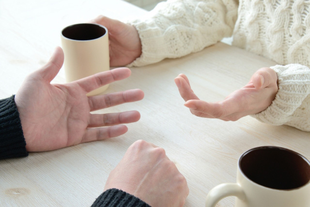 離婚問題による話し合い